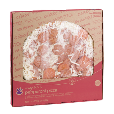 Ahold Pepperoni Pizza Ready to Bake