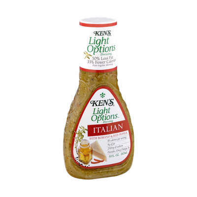 Ken's Light Options Italian with Romano & Red Pepper Dressing