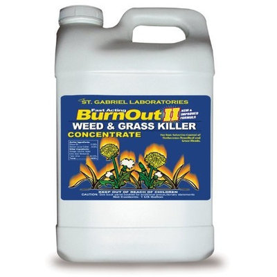St. Gabriel Laboratories Fast Acting Burn Out II Weed Grass Killer Concentrate 40