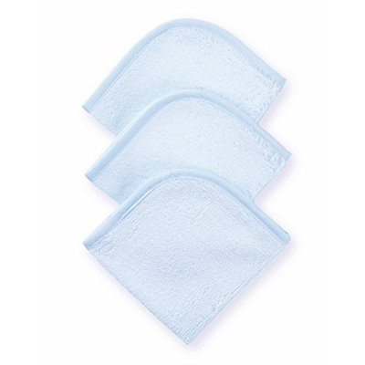 American Baby Company 3-Pack 100% Cotton Terry Washcloth Set, Blue (Discontinued by Manufacturer)