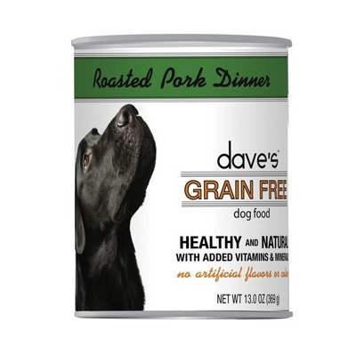 Dave's Pet Food Dave's Grain Free Roasted Pork Dinner Canned Dog Food
