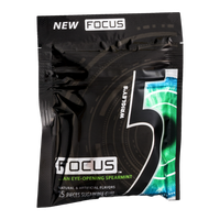 Wrigley's 5 Focus Sugarfree Gum Focus Eye-Opening Spearmint - 15 CT
