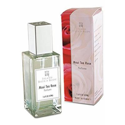 Value Pack 4 Bottles Island Bath & Body Maui Tea Rose Perfume 1.6 oz. Each