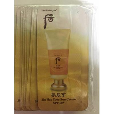 30 X the History of Whoo Samples Jin Hae Yoon Sun Cream 1ml. Super Saver Than Normal Size