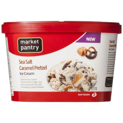 market pantry Market Pantry Sea Salt Caramel Pretzel Ice Cream 1.5-qt.