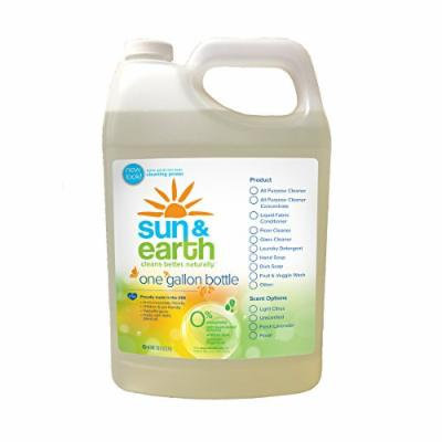 Sun and Earth Natural Concentrated Dishwashing Liquid, Fresh Lavender, 128 Fl Oz (Pack of 2)