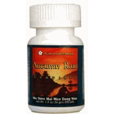 Plumflower Brand Autumn Rain Teapills (Sha Shen Mai Men Dong Tang Wan), 200 ct, Plum Flower