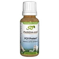 Native Remedies PFCV001 PetAlive FCV Protect to Temporarily Relieve Feline Flu Symptoms 20g