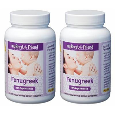 My Brest Friend Fenugreek Vegetarian Capsules to Increase Breast Milk Supply, 200 Count