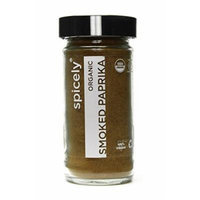 Spicely Organic Paprika Smoked - Glass Jar - Gluten Free - Non GMO - Vegan - Kosher