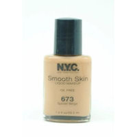 N.Y.C. SMOOTH SKIN LIQUID MAKEUP OIL FREE #H673U SPICED BEIGE