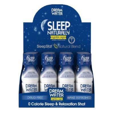 Dream Water Zero Calorie Sleep & Relaxation Shot, nightTEA night 12 ea