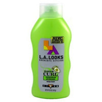 L.A. Looks La Looks Gel #8 Nutra Curl Mega Hold 20 oz. (3-Pack) with Free Nail File