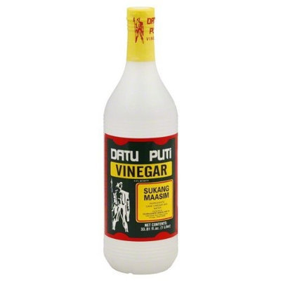 Datu Puti Vinegar, Regular Plastic, 33.8-Ounce (Pack of 12)