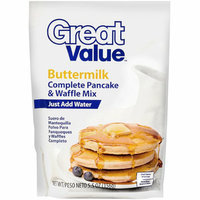 Great Value : Buttermilk Complete Pancake & Waffle Mix