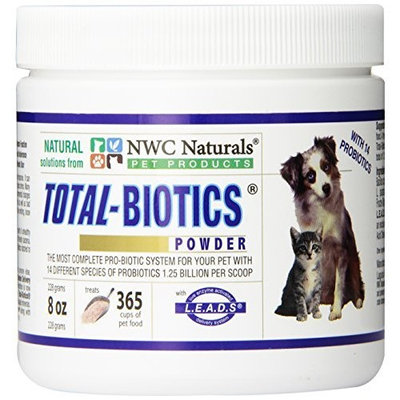 Ultra Pet Products NWC Naturals- Total-Biotics- Probiotics for Dogs and Cats - Treats 365 Cups of Pet Food