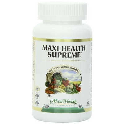 Maxi Health, Maxi Health Supreme, High Potency Multi Vitamin, Mineral, 60 Tablets