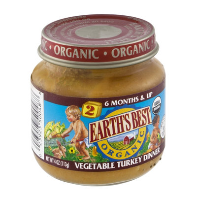 Earth's Best Organic Stage 2 Vegetable Turkey Dinner