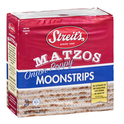 Streit's Matzos Moonstrips Onion Poppy