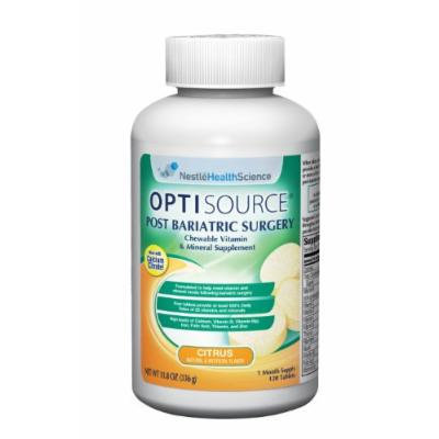 Optisource Bariatric Supplement Chewable Tablet, 11.8 Ounce -- 12 per case.