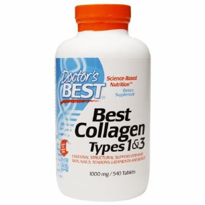 Doctor's Best Best Collagen Types 1&3 1000mg, Tablets 540 ea