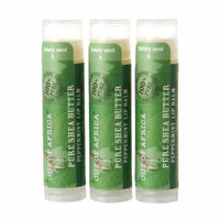 Out Of Africa Lip Balm, Value Pack, Peppermint 3 ea