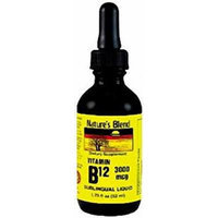 Vitamin B-12 3000mcg Sublingual Drops, Raspberry Flavor 1.75 OZ (PACK OF 2)