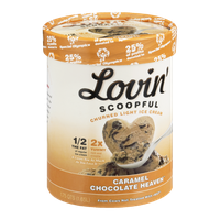 Lovin' Scoopful Carmel Chocolate Heaven Churned Light Ice Cream