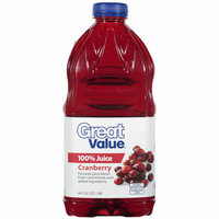 Great Value : 100% Cranberry Juice