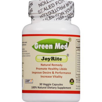 Green Med JoyRite- 30 veggie cap/bot, 100% natural aphrodisiac remedy, help to enhance healthy libido, increase vitality. Maca-Peruian genseng, Unisex