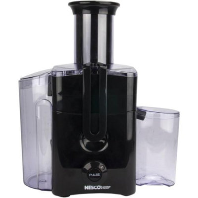 New Nesco BH3337 Electric Kitchen Power Fruit/Vegetable Juicer Extractor Black