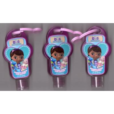 Doc McStuffins Raspberry Scented Hand Sanitizer Antibacterial (Lot of 3 Bottles)