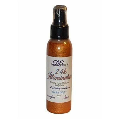 24k Shine Illuminating and Moisturizing Hair and Body Spray, Blackraspberry Vanilla Scent