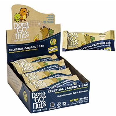 Don't Go Nuts Nut-Free Organic Snack Bars, Celestial Campout, Honey Graham, White and Dark Chocolate and Crunch, 12 Count