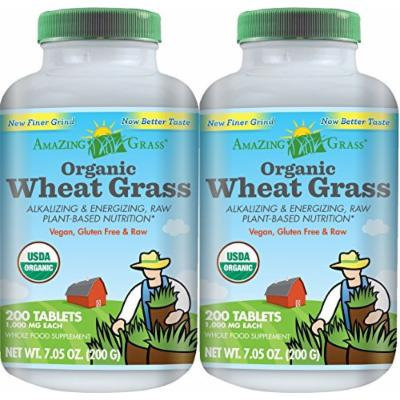 Amazing Grass Organic Wheat Grass Tablets 400