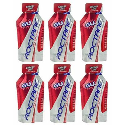 GU Roctane Ultra Endurance Energy Gel - Cherry Lime (6 x 1.1oz Packs)