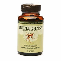 GNC Herbal Plus Triple Ginsa, Capsules 100 ea