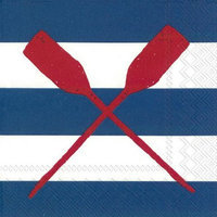 Boston International Yacht Oars Paper Cocktail Napkins