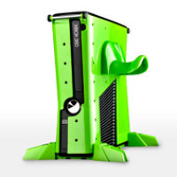 Calibur 11 Xbox 360 Slim Vault: Nuclear Green