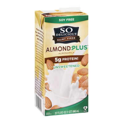 So Delicious Almond + Plus Almondmilk Unsweetened