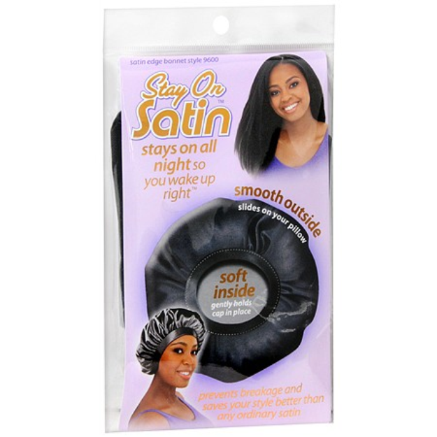 Stay On Satin Edge Hair Bonnet