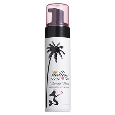 Million Dollar Tans Mermaid Mousse Gradual Sunless Tanning Mousse 7.2oz