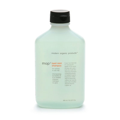 mop basil mint shampoo for normal to oily hair