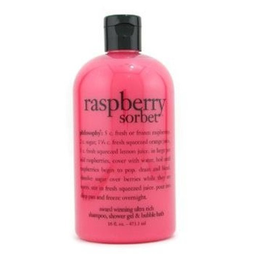 Philosophy Raspberry Sorbet Bath and Shower Gel for Unisex, 16 Ounce