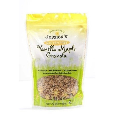 Jessica's Natural Foods GRANOLA, VANILLA MPL,G/F, (Pack of 12)