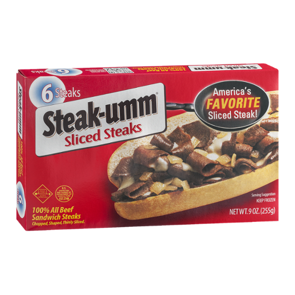 SteakUmm Sliced Steaks 100 All Beef Sandwich Steaks 6 CT Reviews 2019