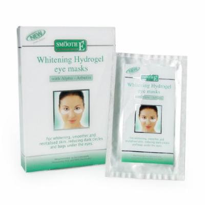 Smooth E Whitening Hydrogel Eye Masks with Alpha -Arbutin : Made in Japan : (3 pcs in pack) - For Whitening ,Smoother and revitalised skin , reducing dark circles and bags under the eyes