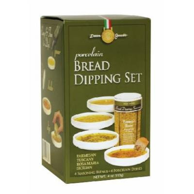 5 Piece Porcelain Bread Dipping Gift Set