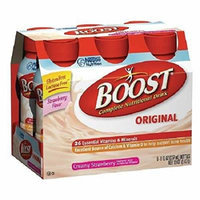 Boost Original, Complete Nutritional Drink, Bottles, Creamy Strawberry 6 ea