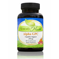 Alpha GPC , 250mg 60 Capsules , Powerful Cognitive Enhancer , Raises Brain Choline Levels the Most of Any Choline Supplement
